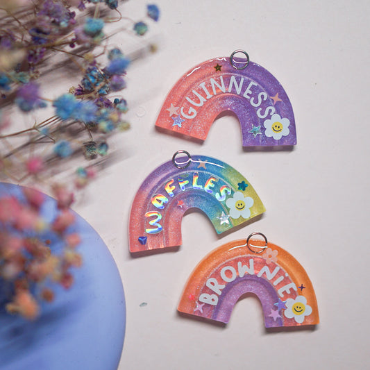 Rainbow Shaped Tag - 4 tones