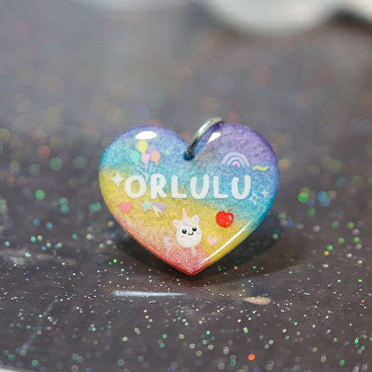 Happy Things - Custom Painted Tag