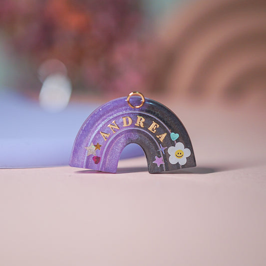 Rainbow Shaped Tag - 2 Tone