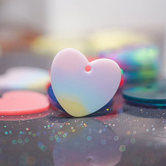 Heart 2.0 Tag (Pastel Rainbow)